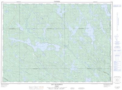 031K06 - LAC SAINT-PATRICE - Topographic Map