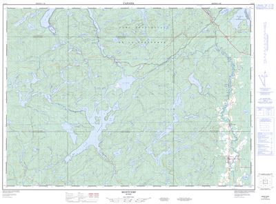 031K09 - MONTCERF - Topographic Map
