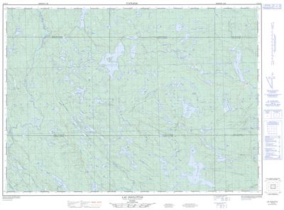 031K10 - LAC DOOLITTLE - Topographic Map