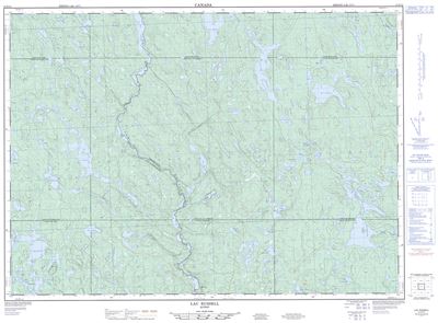 031K12 - LAC RUSSELL - Topographic Map