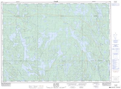 031L09 - LAC BLEU - Topographic Map
