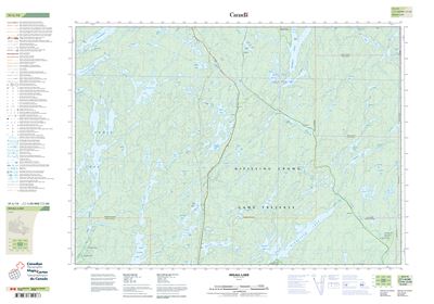 031L13 - INGALL LAKE - Topographic Map