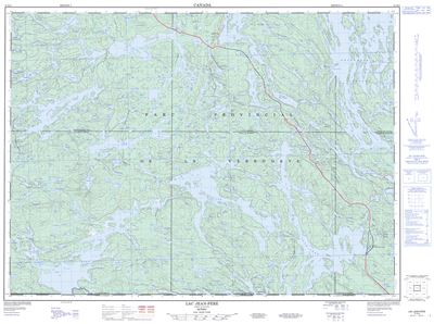 031N02 - LAC JEAN-PERE - Topographic Map