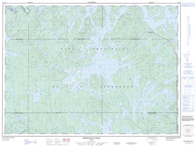 031N06 - RESERVOIR DOZOIS - Topographic Map