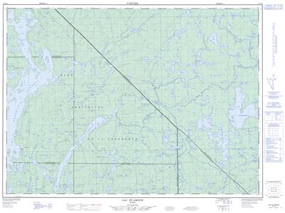 031N08 - LAC SAINT-AMOUR - Topographic Map