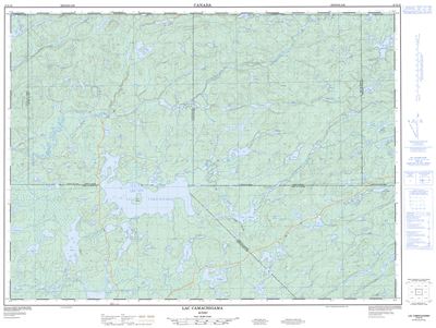 031N16 - LAC CAMACHIGAMA - Topographic Map