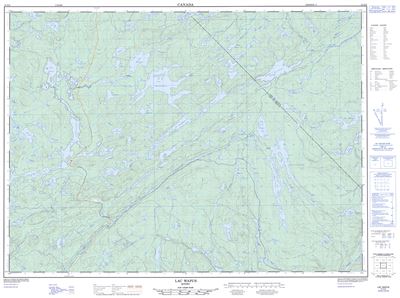 031O05 - LAC WAPUS - Topographic Map