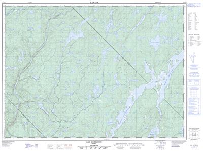 031O06 - LAC DUPLESSIS - Topographic Map