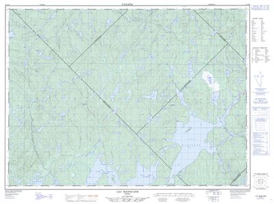 031O09 - LAC MANOUANE - Topographic Map