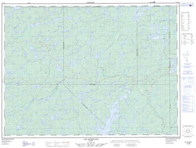 031O13 - LAC ECHOUANI - Topographic Map