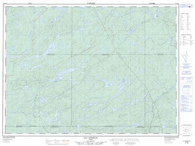 031O14 - LAC GOSSELIN - Topographic Map