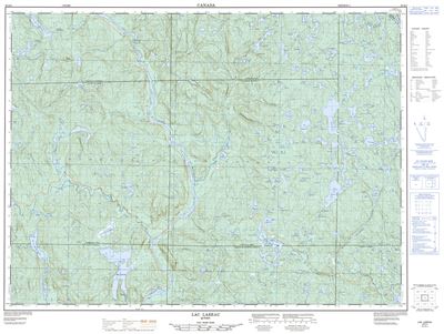 032A04 - LAC LAREAU - Topographic Map