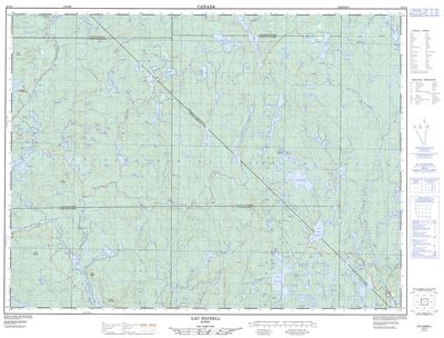 032A05 - LAC BIGNELL - Topographic Map