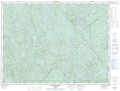 032A07 - LAC BONHOMME - Topographic Map