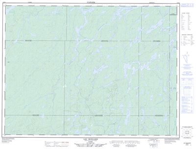 032B05 - LAC BONGARD - Topographic Map