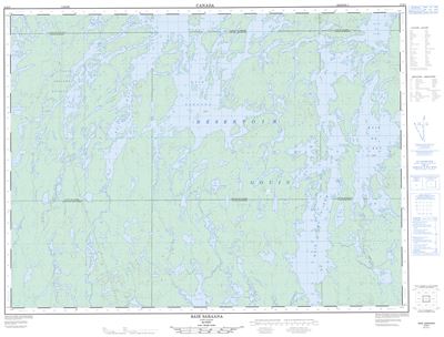 032B06 - BAIE SARAANA - Topographic Map