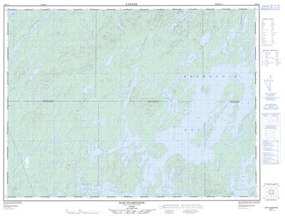 032B11 - BAIE PLAMONDON - Topographic Map