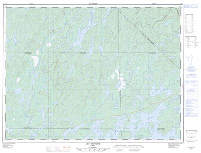 032B15 - LAC BAPTISTE - Topographic Map