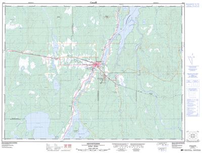 032C06 - SENNETERRE - Topographic Map