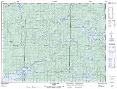 032C15 - LAC CUVILLIER - Topographic Map