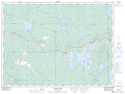 032D04 - LARDER LAKE - Topographic Map