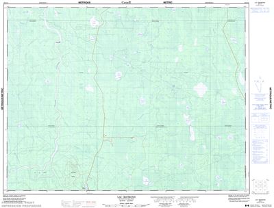 032E11 - LAC RAYMOND - Topographic Map