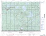 032F - LAC WASWANIPI - Topographic Map