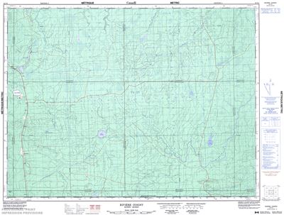 032F04 - RIVIERE COIGNY - Topographic Map