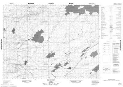032F07 - LAC ESTHER - Topographic Map