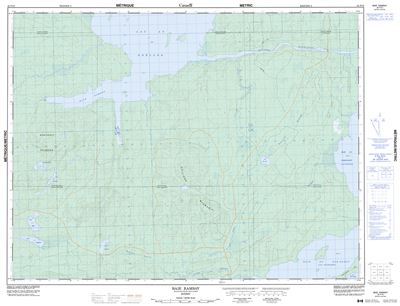 032F10 - BAIE RAMSAY - Topographic Map