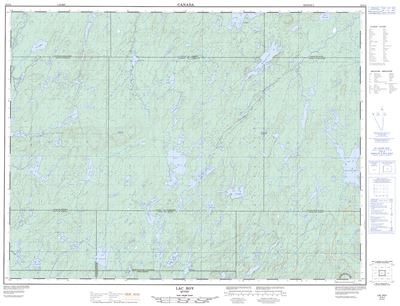 032G02 - LAC ROY - Topographic Map
