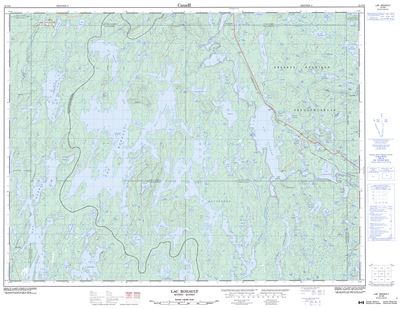 032G08 - LAC ROHAULT - Topographic Map