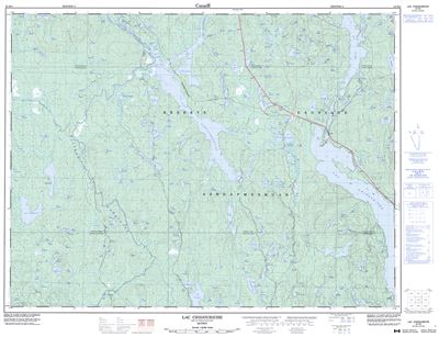 032H04 - LAC CHIGOUBICHE - Topographic Map