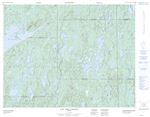 032I04 - LAC DES CANOTS - Topographic Map