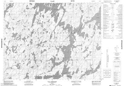 032J06 - LAC COMENCHO - Topographic Map