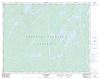 032J13 - LAC GINGUET - Topographic Map