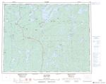 032K - LAC EVANS - Topographic Map