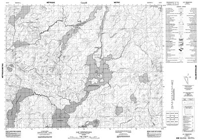 032K07 - LAC OPATAOUAGA - Topographic Map