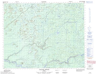 032M09 - COLLINE PONTAX - Topographic Map