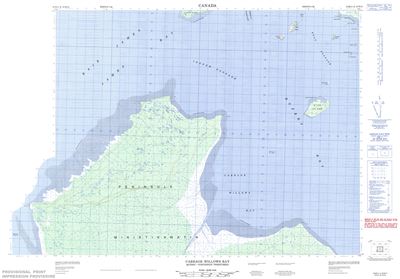 032M11 - CABBAGE WILLOWS BAY - Topographic Map