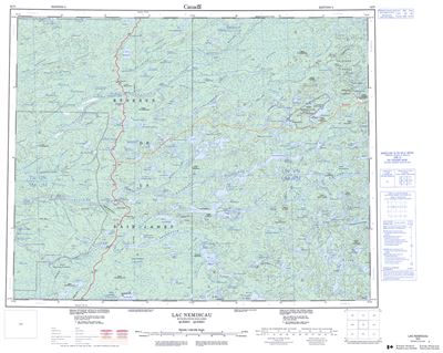032N - LAC NEMISCAU - Topographic Map