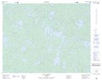 032N01 - LAC LEGOFF - Topographic Map