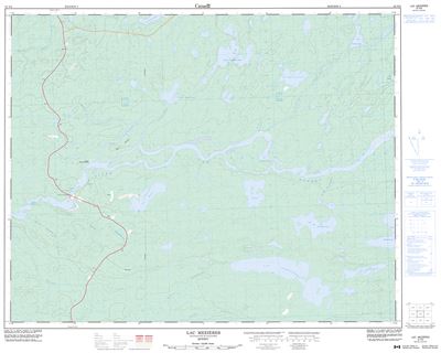 032N06 - LAC MEZIERES - Topographic Map