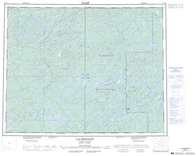 032O - LAC MESGOUEZ - Topographic Map