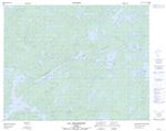 032O04 - LAC WEAKWATEN - Topographic Map