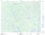 032O05 - LAC BECHARD - Topographic Map