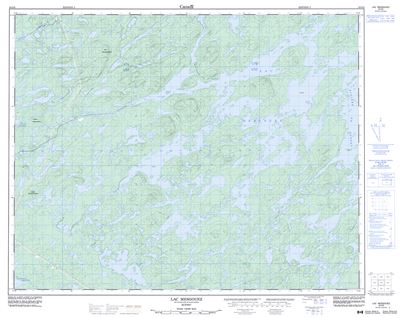 032O06 - LAC MESGOUEZ - Topographic Map