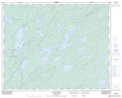 032O14 - LAC DU GLAS - Topographic Map