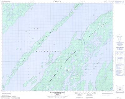 032P03 - ILE TCHAPAHIPANE - Topographic Map