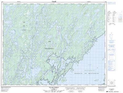 032P04 - ILE PEUVEREAU - Topographic Map